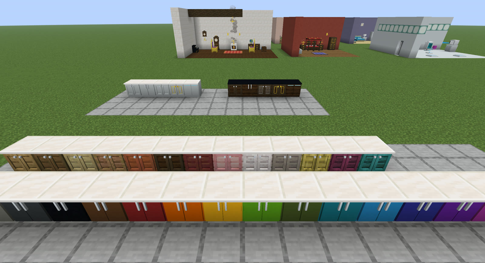 Kitchen cabinets in every wood and colour